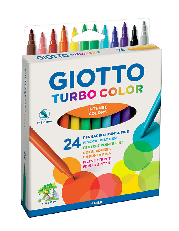 Набор фломастеров GIOTTO TurboColor 24цвета 71500 - фото 2