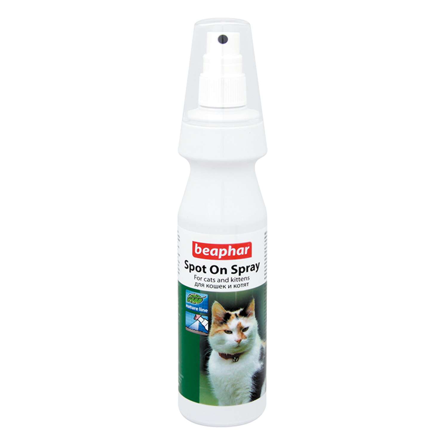 Спрей для кошек Beaphar Spot On Spray от клещей и блох с маслом маргозы и лаванды 150мл - фото 1