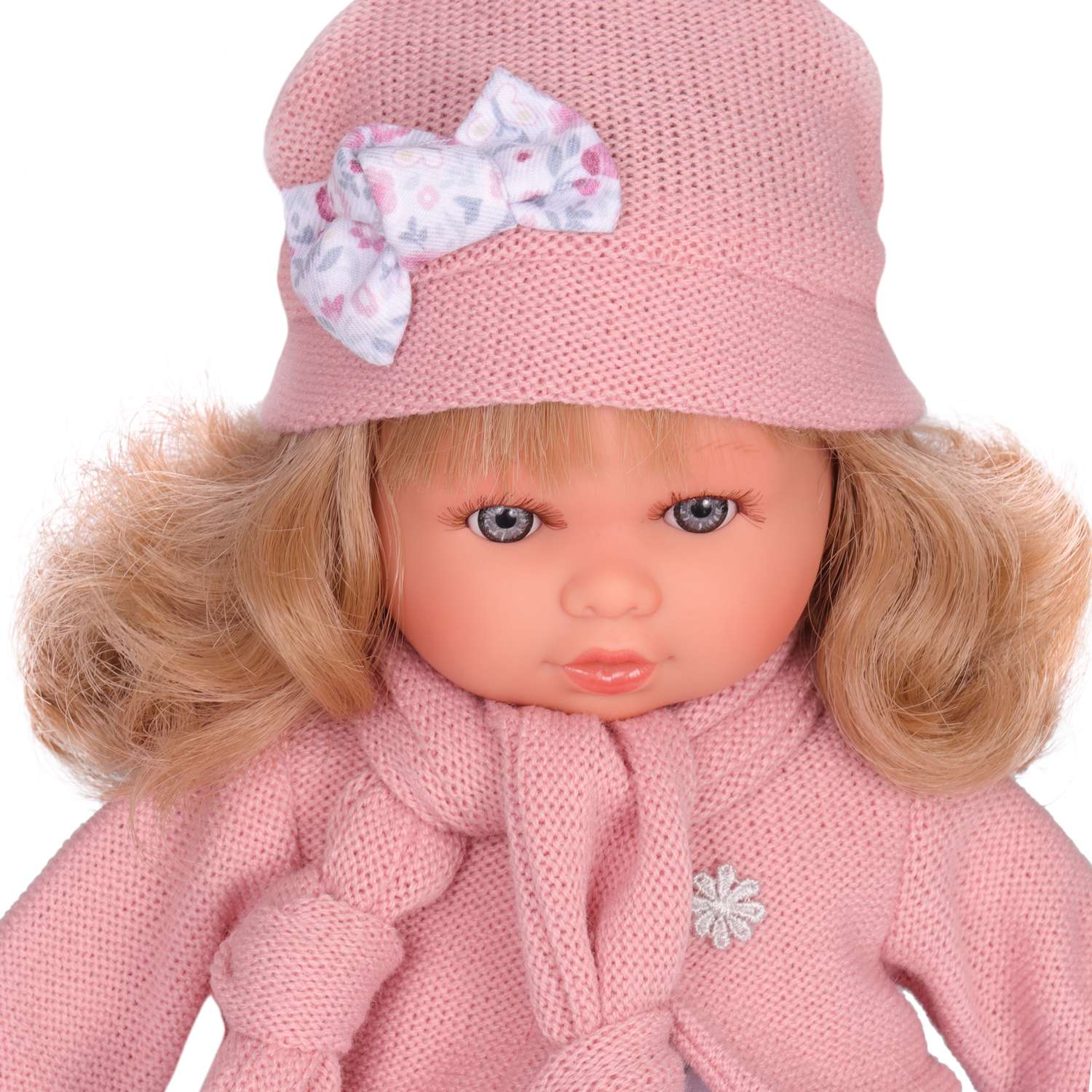 Кукла озвученная Antonio Juan Реборн Марисела в розовом 30 см плачет мягконабивная 13040 - фото 6