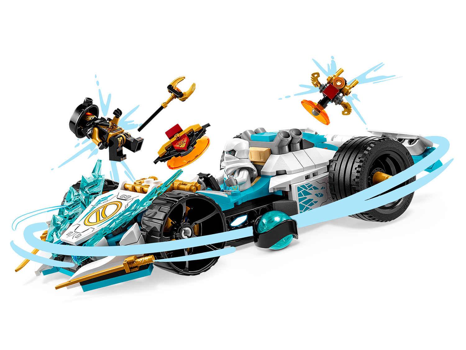 Конструктор LEGO Сила дракона Зейна Гоночный автомобиль Кружитцу - фото 4