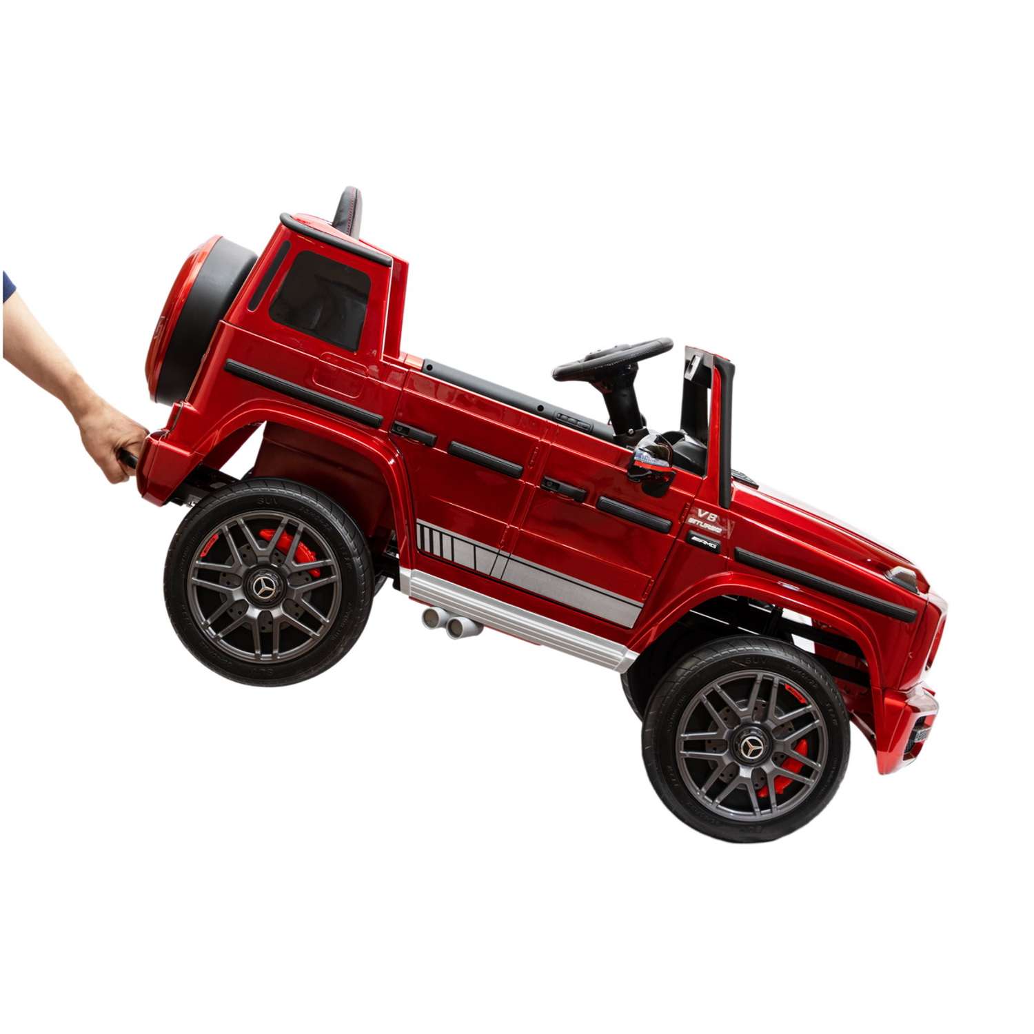 Электромобиль TOYLAND Джип Mercedes Benz G 63 Big BBH-0003 бордо - фото 10