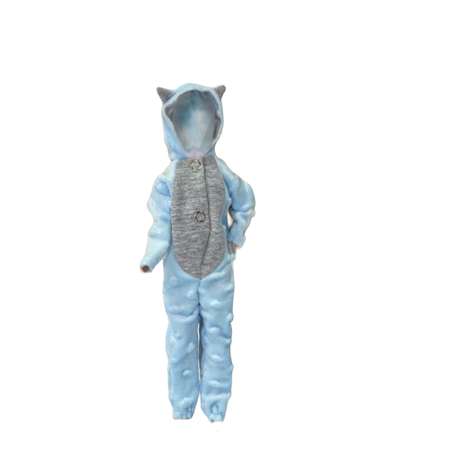 Одежда для куклы Барби Ani Raam Кигуруми кошка голубой
