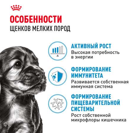 Корм для щенков Royal Canin Mini Puppy мелких пород до 10 месяцев кусочки в соусе пауч 85г