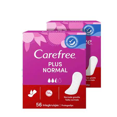 Прокладки гигиенические Carefree Plus Normal с легким ароматом свежести 56 шт х 2 упаковки