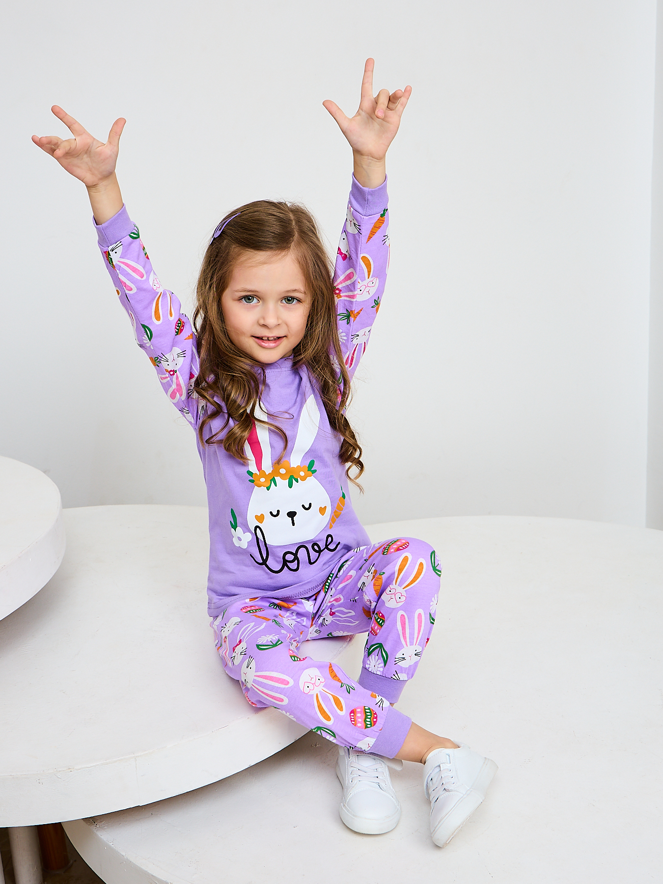 Костюм Mil Art kids 1902201529SUIT-SLEEP-GIRL-PURPLE - фото 5