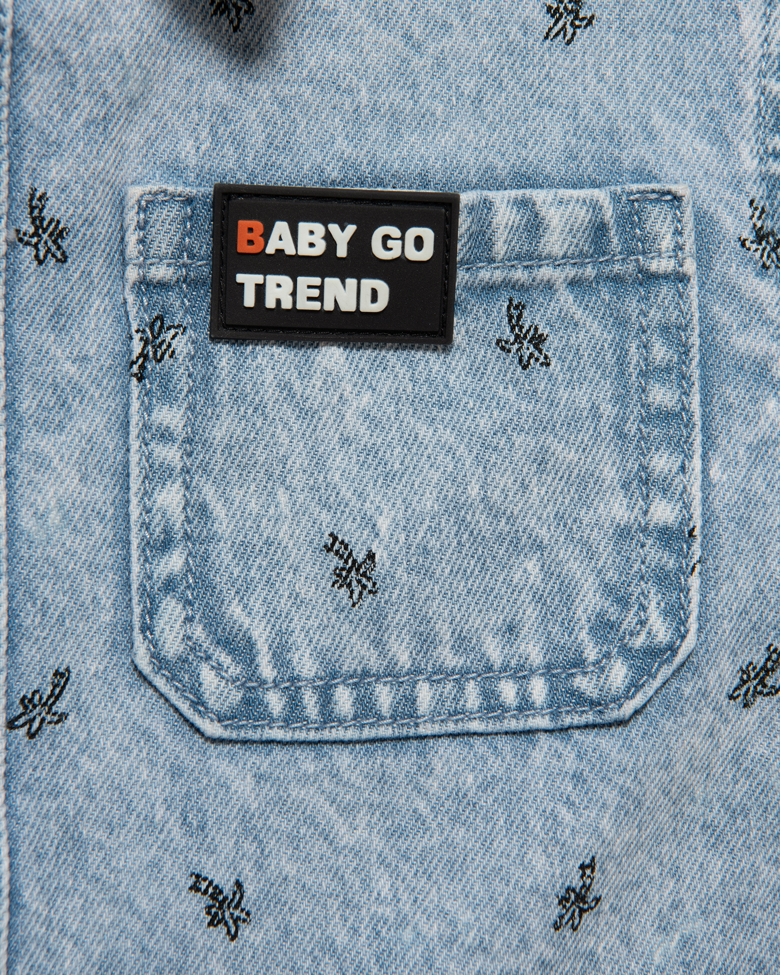 Джинсовая рубашка Baby Go Trend S24BT1-D34ib-55 - фото 5