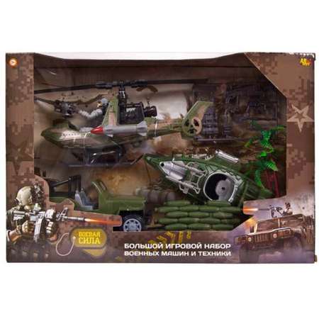 Игровой набор Боевая сила Abtoys Военная техника с фигуркой и аксессуарами