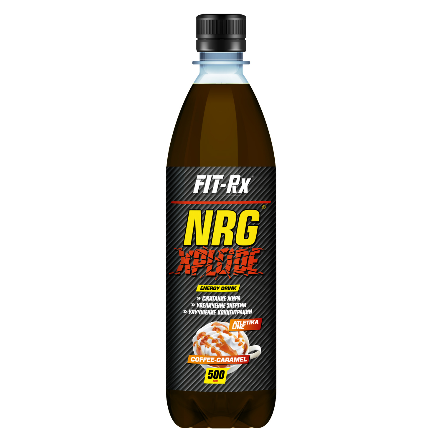 Напиток безалкогольный Fit-Rx NRG Xplode кофе-карамель 500мл - фото 1