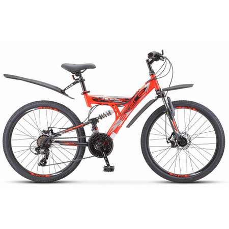 Велосипед STELS Focus MD 24 18-sp (V010) 16 красный/чёрный
