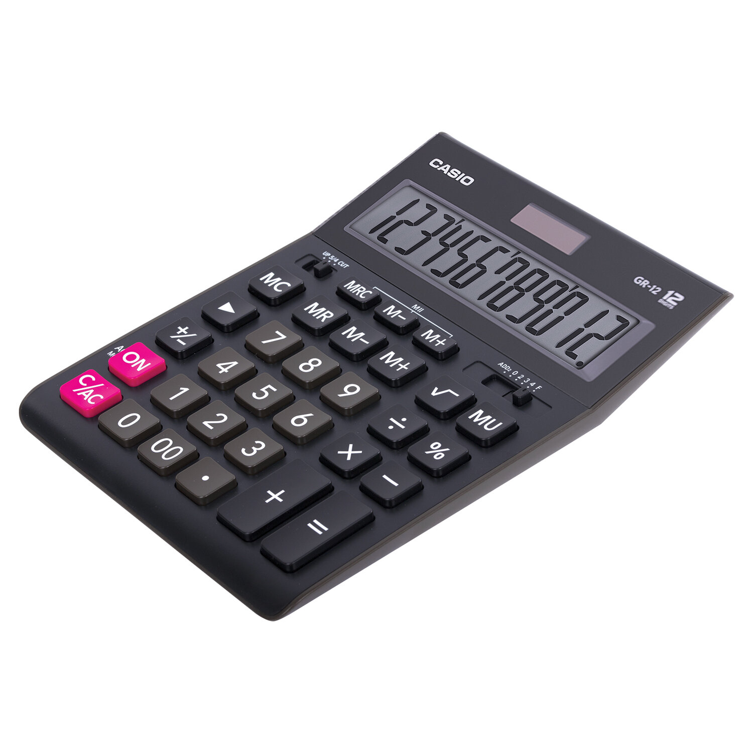 Калькулятор настольный Casio электронный обычный маленький 12 разрядов двойное питание - фото 4