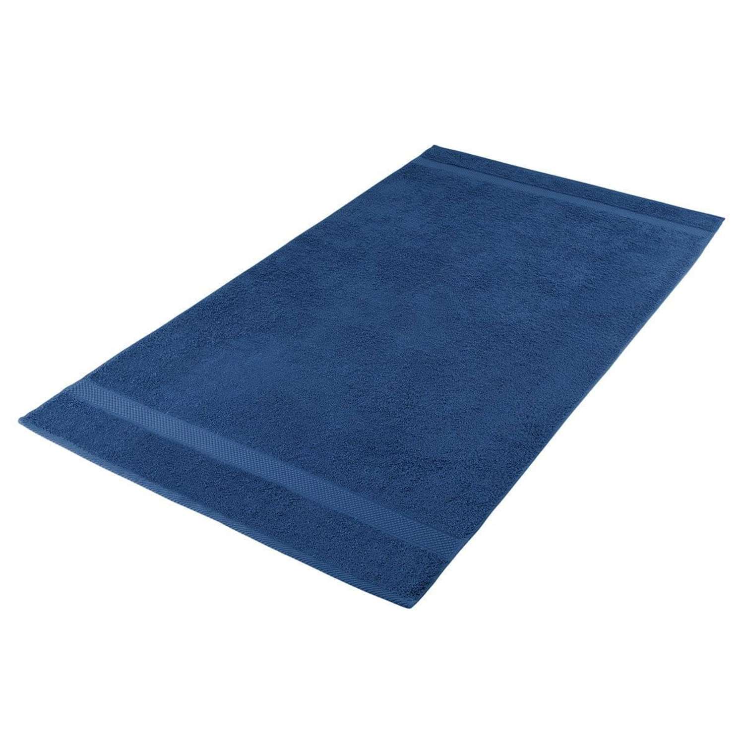 Полотенце для ванной Arya Home Collection однотонное 70х140 см Miranda Soft Темно-Синий - фото 3