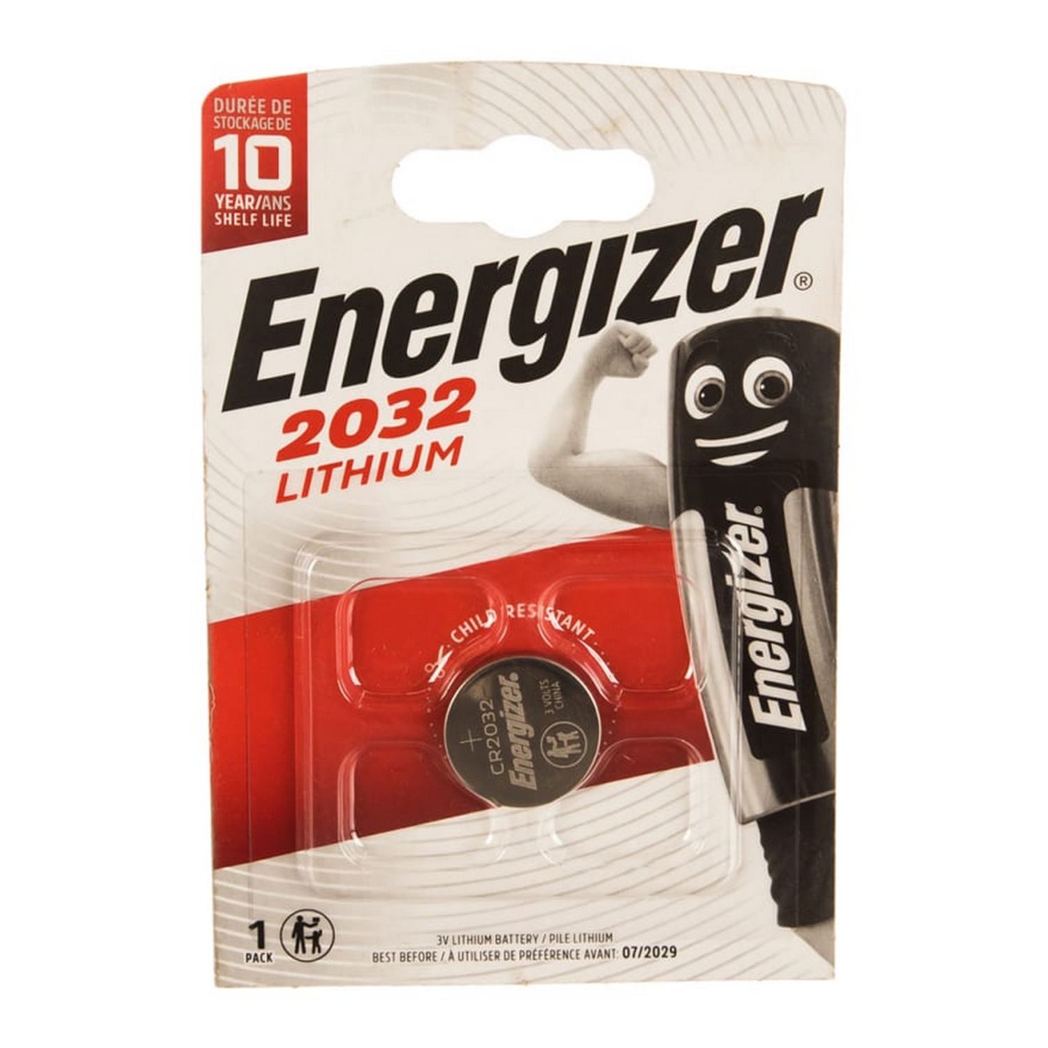 Батарейка ENERGIZER Lithium CR2032 FSB 1 - фото 1