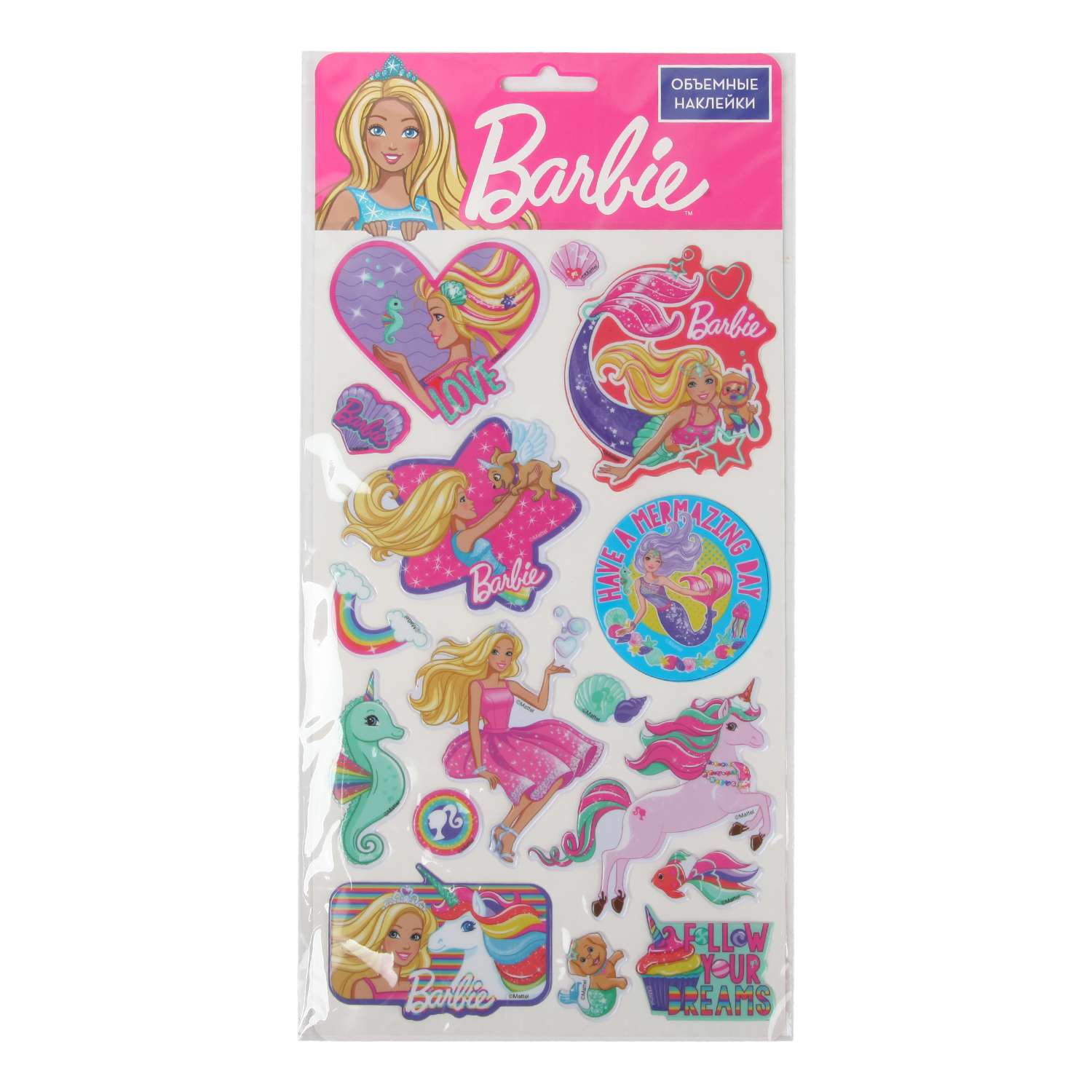 Набор стикеров Erhaft Barbie в ассортименте BRB061 - фото 2