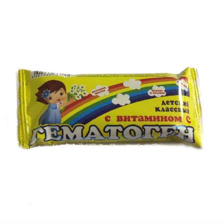 Гематоген Гемакон детский классный с витамином С шоу-бокс 25 штук по 40 г (в ассортименте)