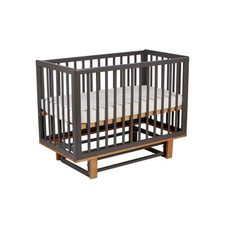 Детская кроватка Polini kids Simple 340 с маятником, продольный маятник