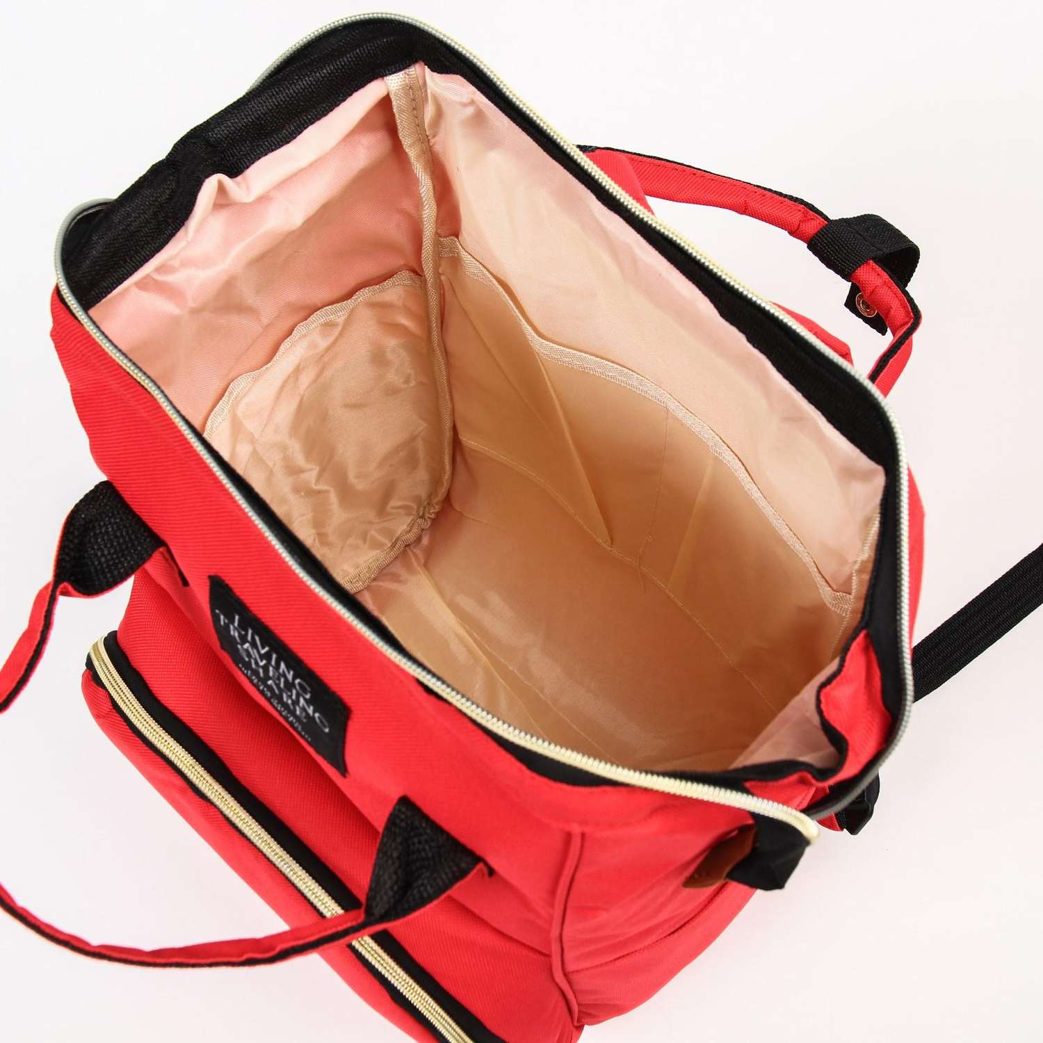 Сумка-рюкзак Sima-Land для хранения вещей малыша цвет красный - фото 7