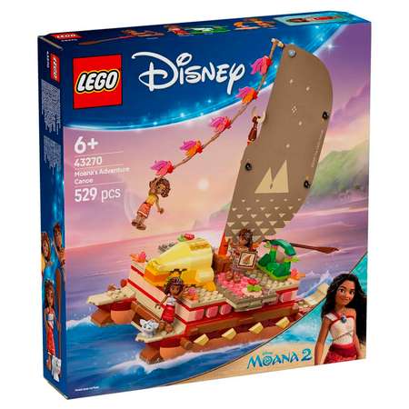 Конструктор детский LEGO Disney Каноэ Моаны для путешествий