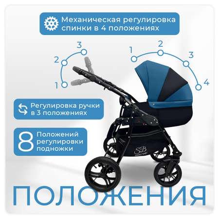 Коляска 2 в 1 Sweet Baby Mimmi Marine