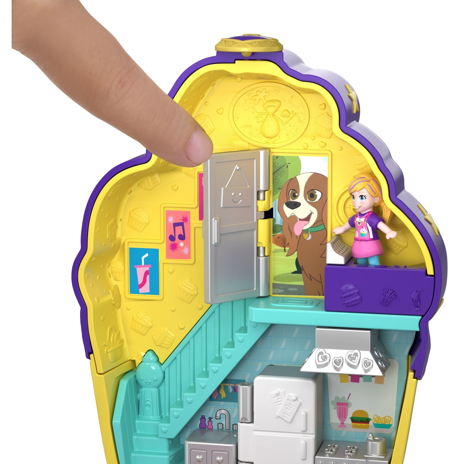 Набор игровой POLLY POCKET Сладкое угощение компактный FRY36 FRY35 - фото 10