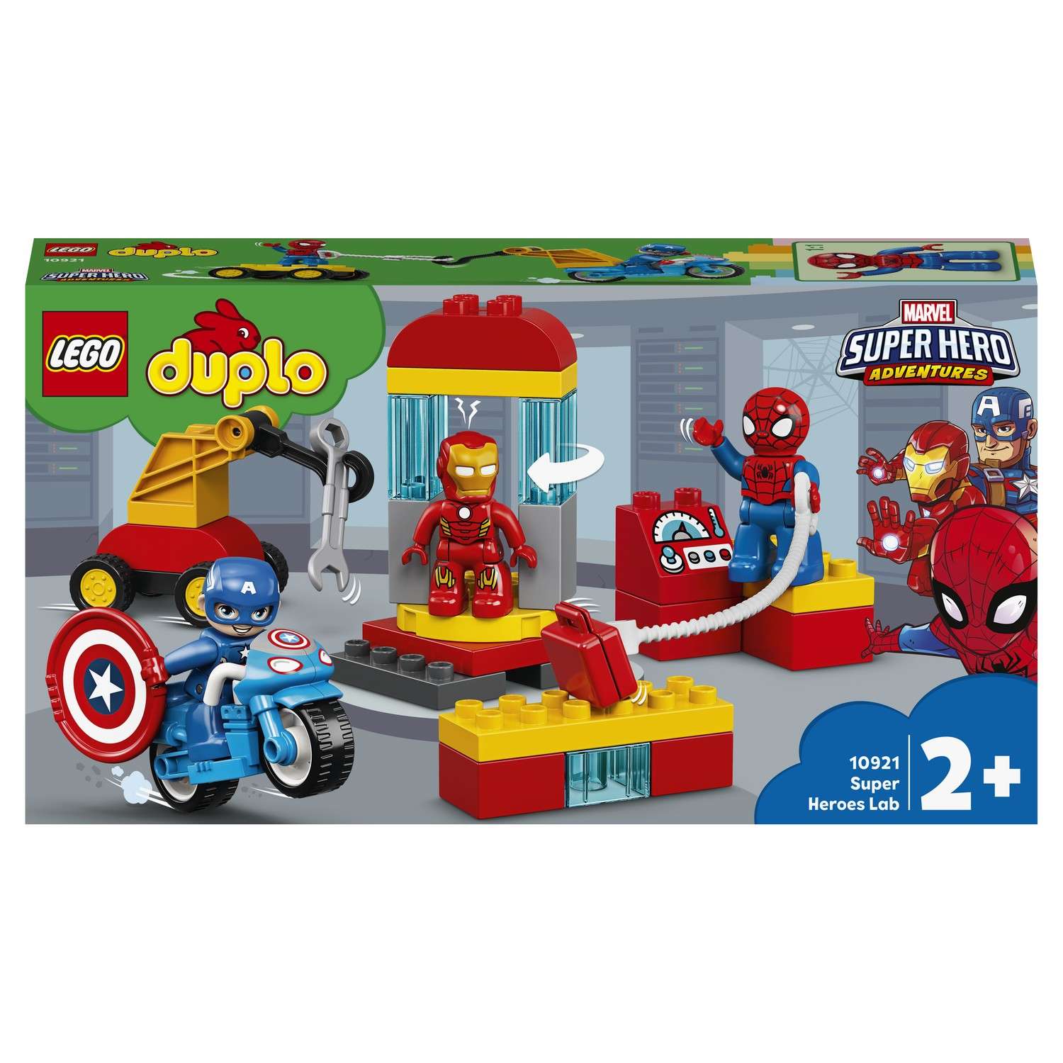 Конструктор LEGO DUPLO Super Heroes Лаборатория супергероев 10921 - фото 2