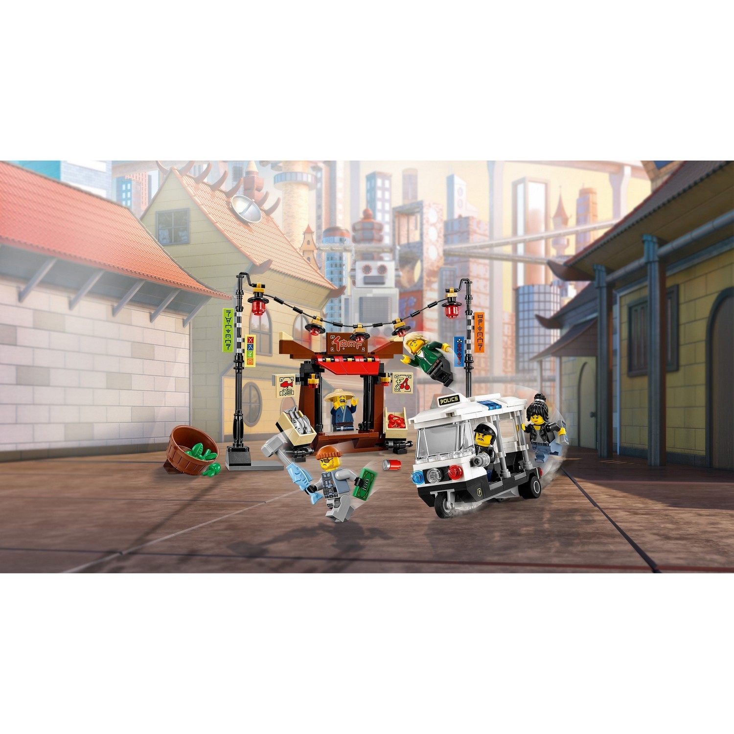 Конструктор LEGO Ninjago Ограбление киоска в НИНДЗЯГО Сити (70607) - фото 4