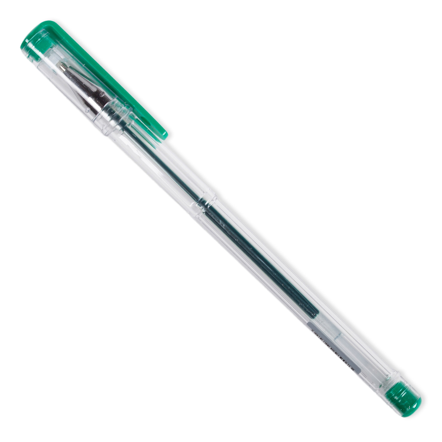 Ручка гелевая Erhaft Зеленая MF24300GN - фото 1