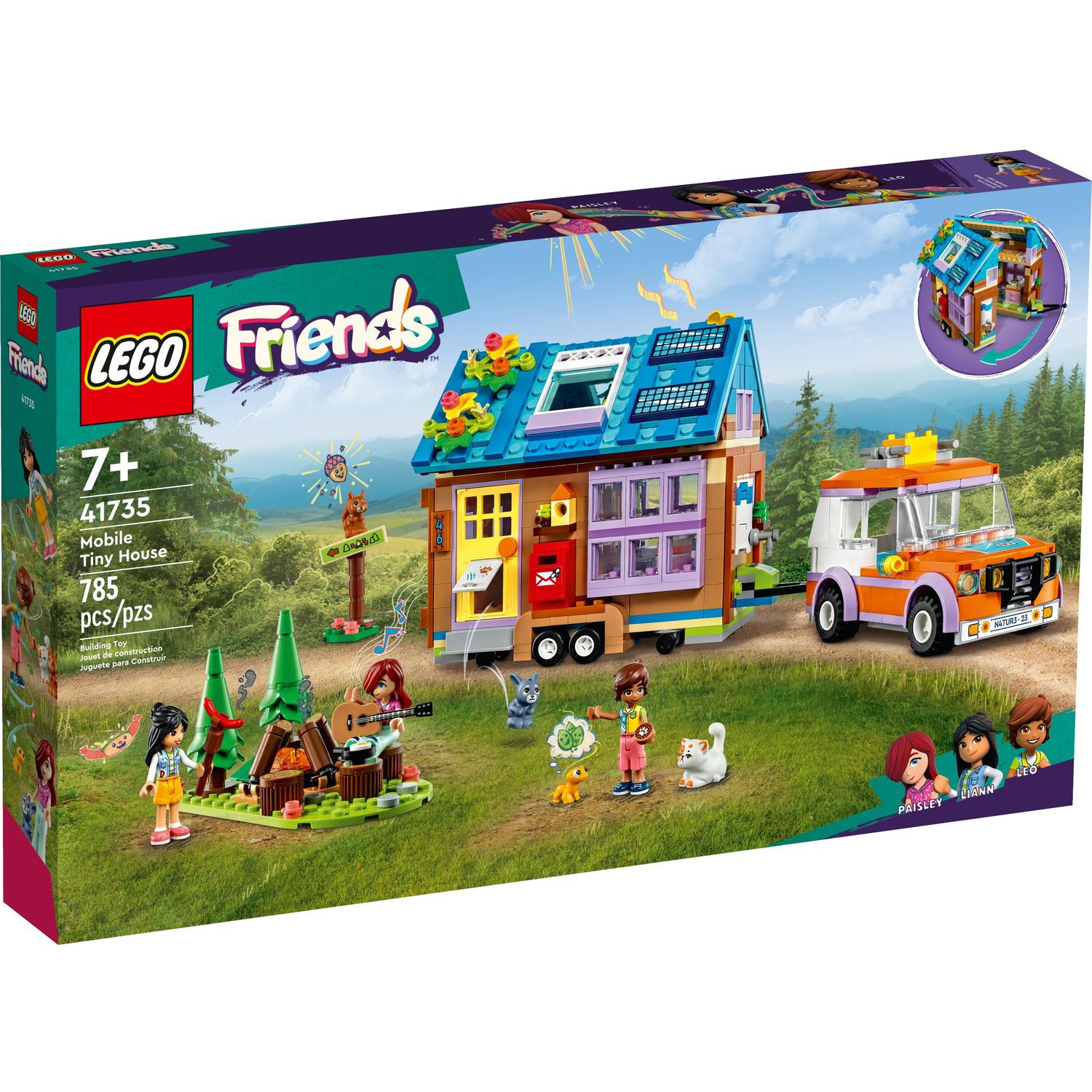 Конструктор LEGO Friends Передвижной домик 41735 купить по цене 5999 ₽ в  интернет-магазине Детский мир