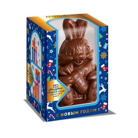 Фигурка Монетный двор Символ Года Шоколадный заяц с конфетой 100 гр.