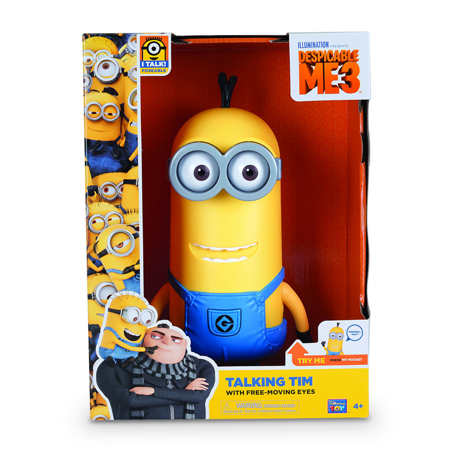 Игрушка Minions Гадкий Я 3 Говорящий миньон Тим - фото 5