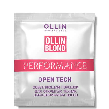 Порошок для осветления волос Ollin PERFORMANCE для открытых техник окрашивания 30 г