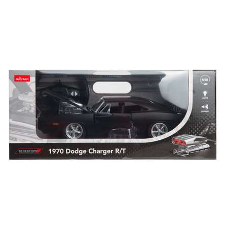 Машина Rastar 1:16 Dodge Charger USB Черная 99070