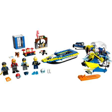 Конструктор LEGO City Water Police Detective Missions 60355