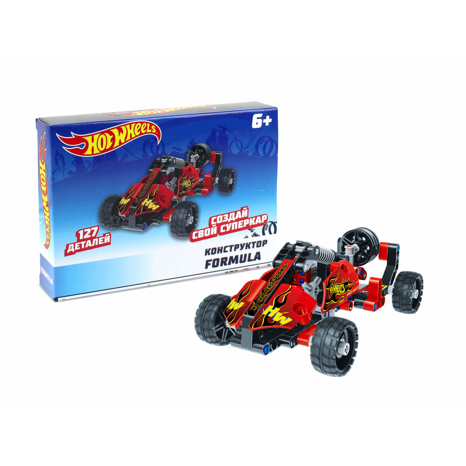 Конструктор Hot Wheels Formula 127 деталей - фото 2