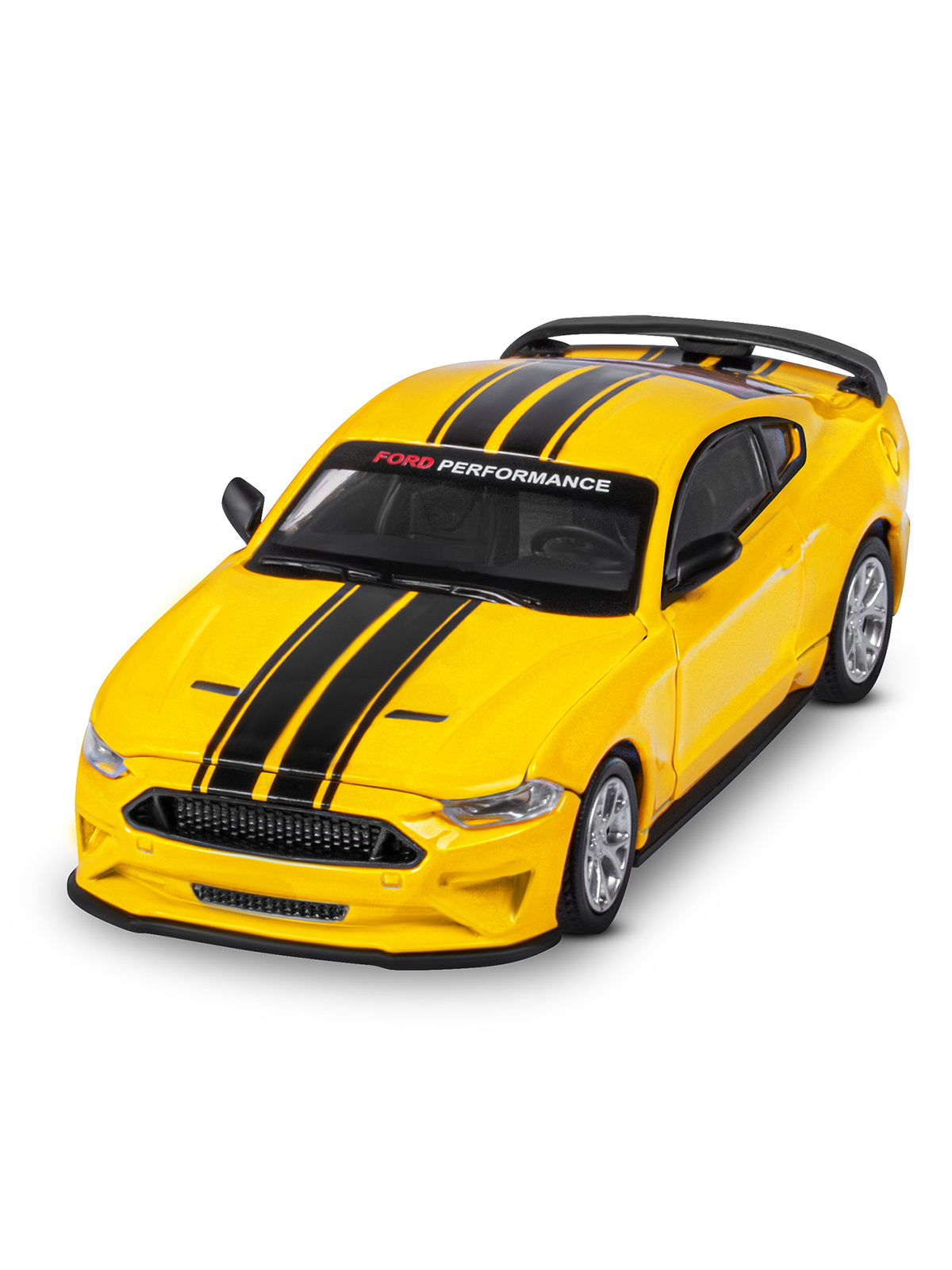 Автомобиль AUTODRIVE Ford Mustang Сборная модель 1:42 желтый JB1251639 - фото 10