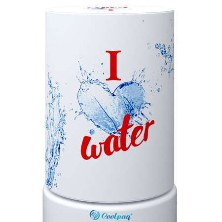 Чехол на бутыль 19л Coolpaq I Love Water