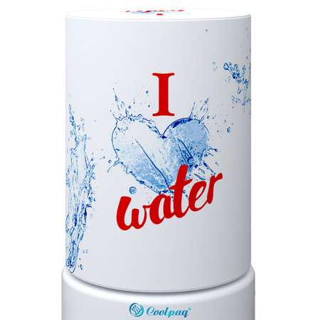 Чехол на бутыль 19л Coolpaq I Love Water