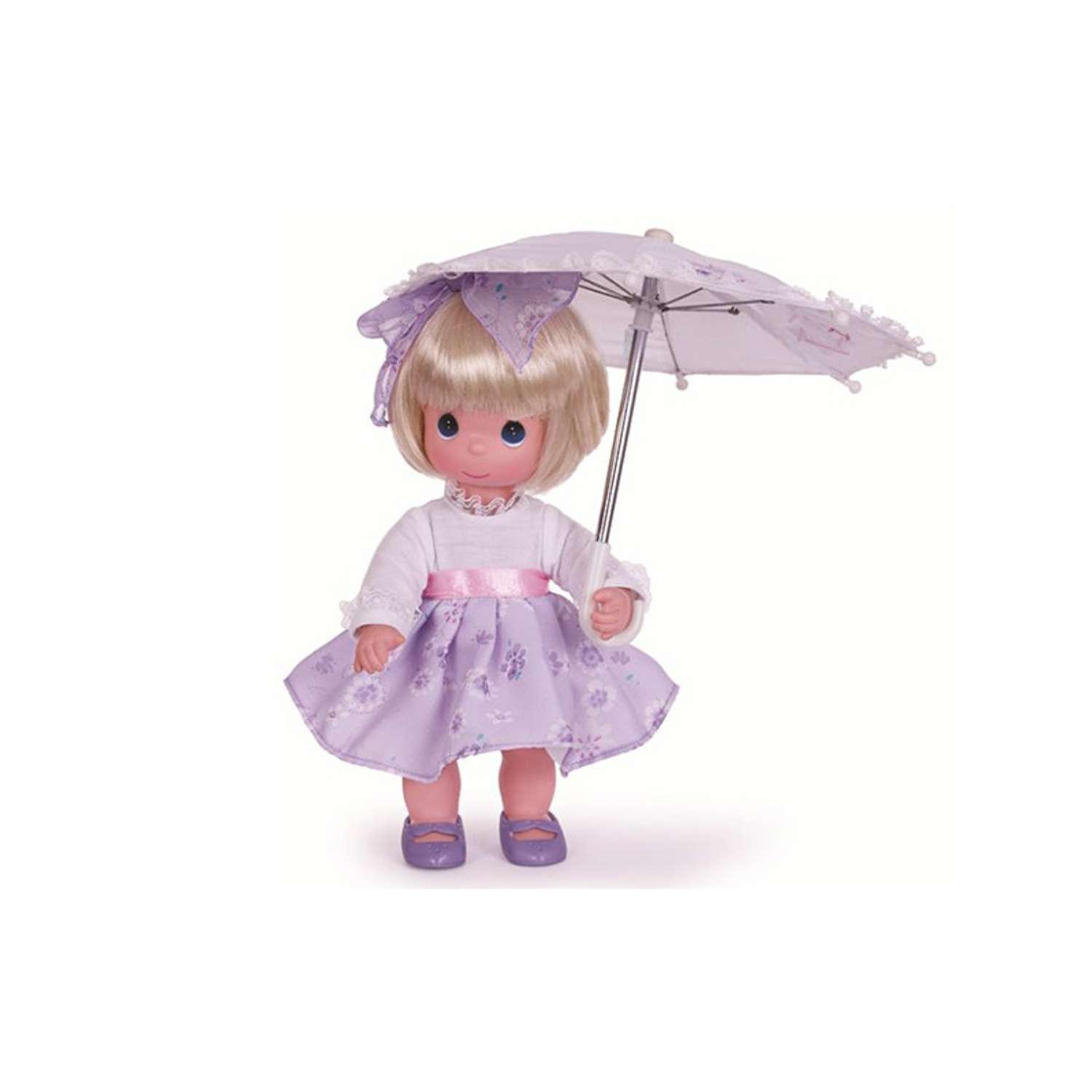 Кукла Precious Moments с зонтиком (блондинка) 30см 4783 - фото 1