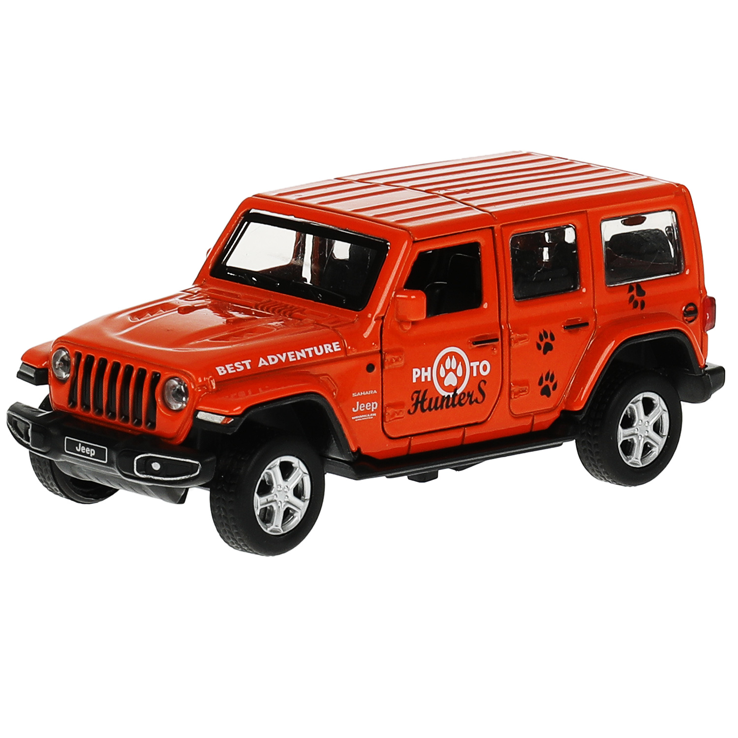 Машина Технопарк Jeep Wrangler Sahara Сафари 340973 купить по цене 689 ₽ в  интернет-магазине Детский мир