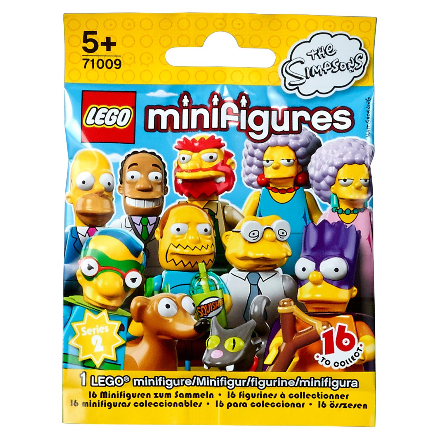 Конструктор LEGO Minifigures Минифигурки LEGO® Серия «Симпсоны» 2.0 (71009)  купить по цене 199 ₽ в интернет-магазине Детский мир