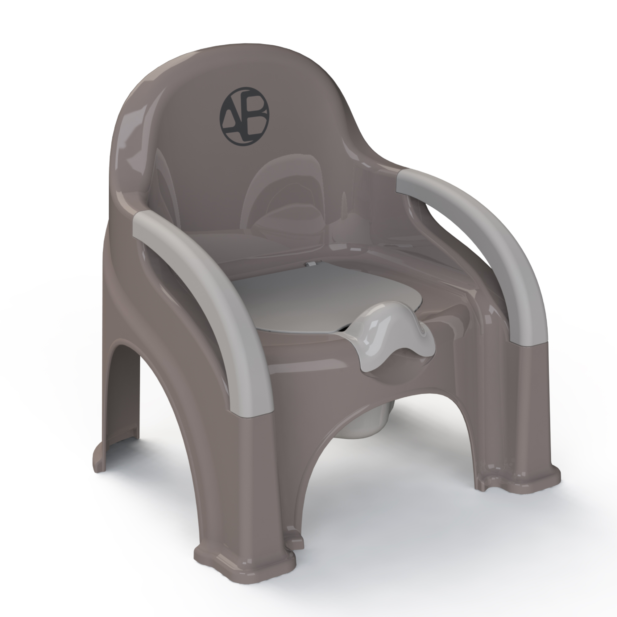 Горшок-стул Amarobaby Baby chair серый - фото 10