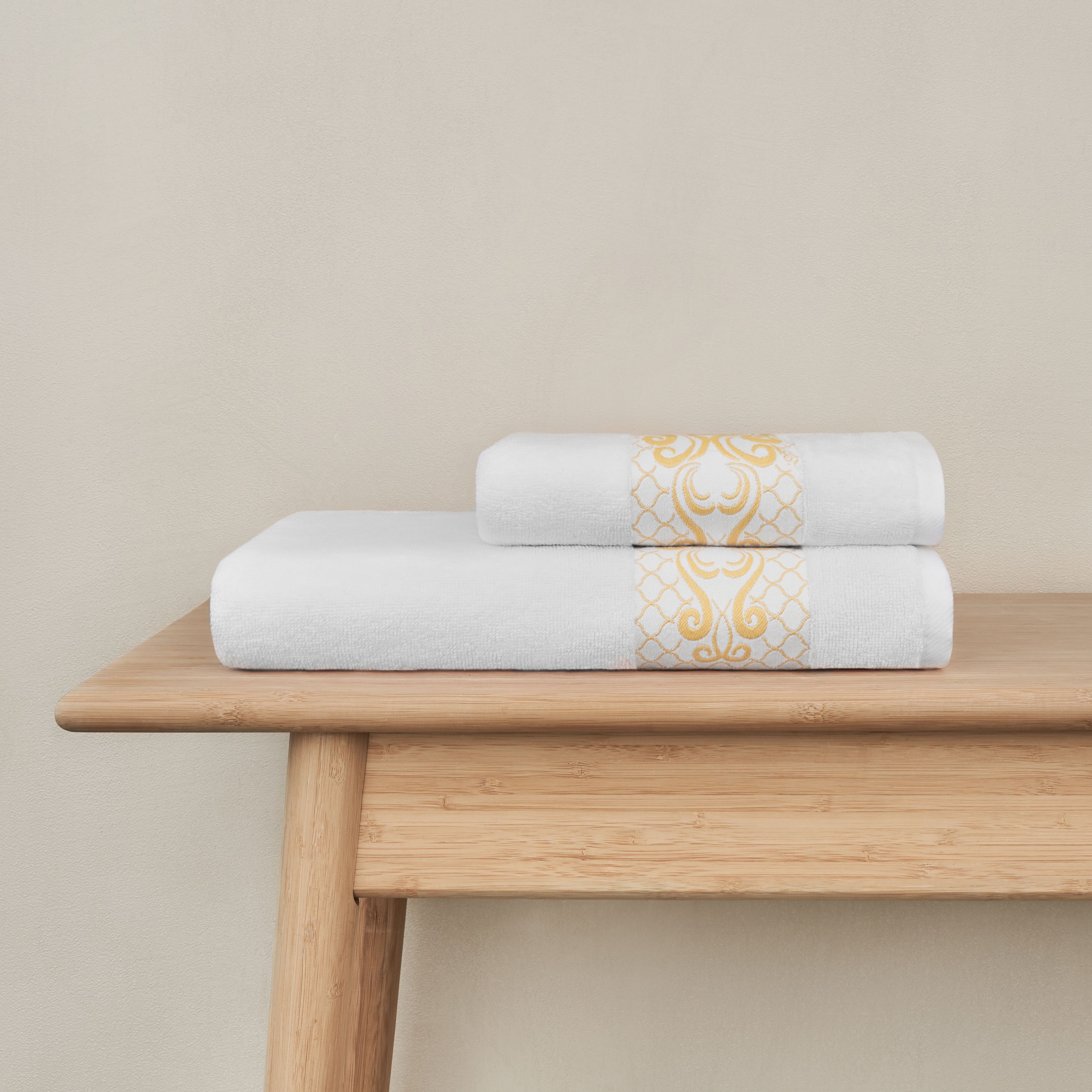 Полотенце Arya Home Collection крестильное махровое 70x140 с вышивкой - фото 4