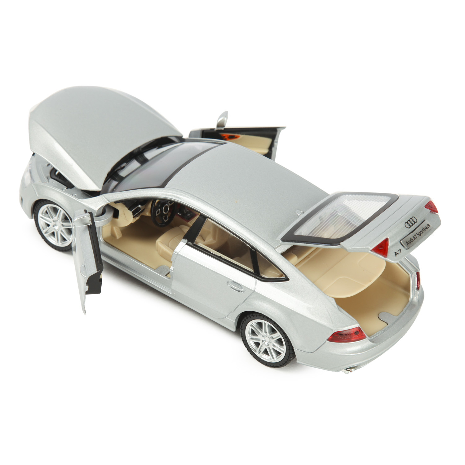 Машинка Mobicaro 1:24 Audi A7 Sportback Металлик 68248A 68248A - фото 5