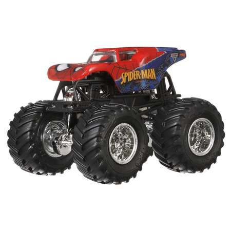 Машина Hot Wheels Monster Jam 1:64 Tour Favorites Человек-паук FLX35