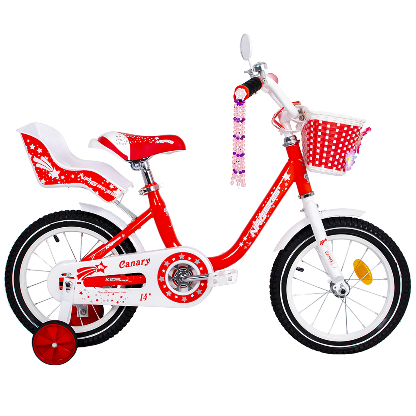 Велосипед NRG BIKES Canary 14 red-white - фото 10