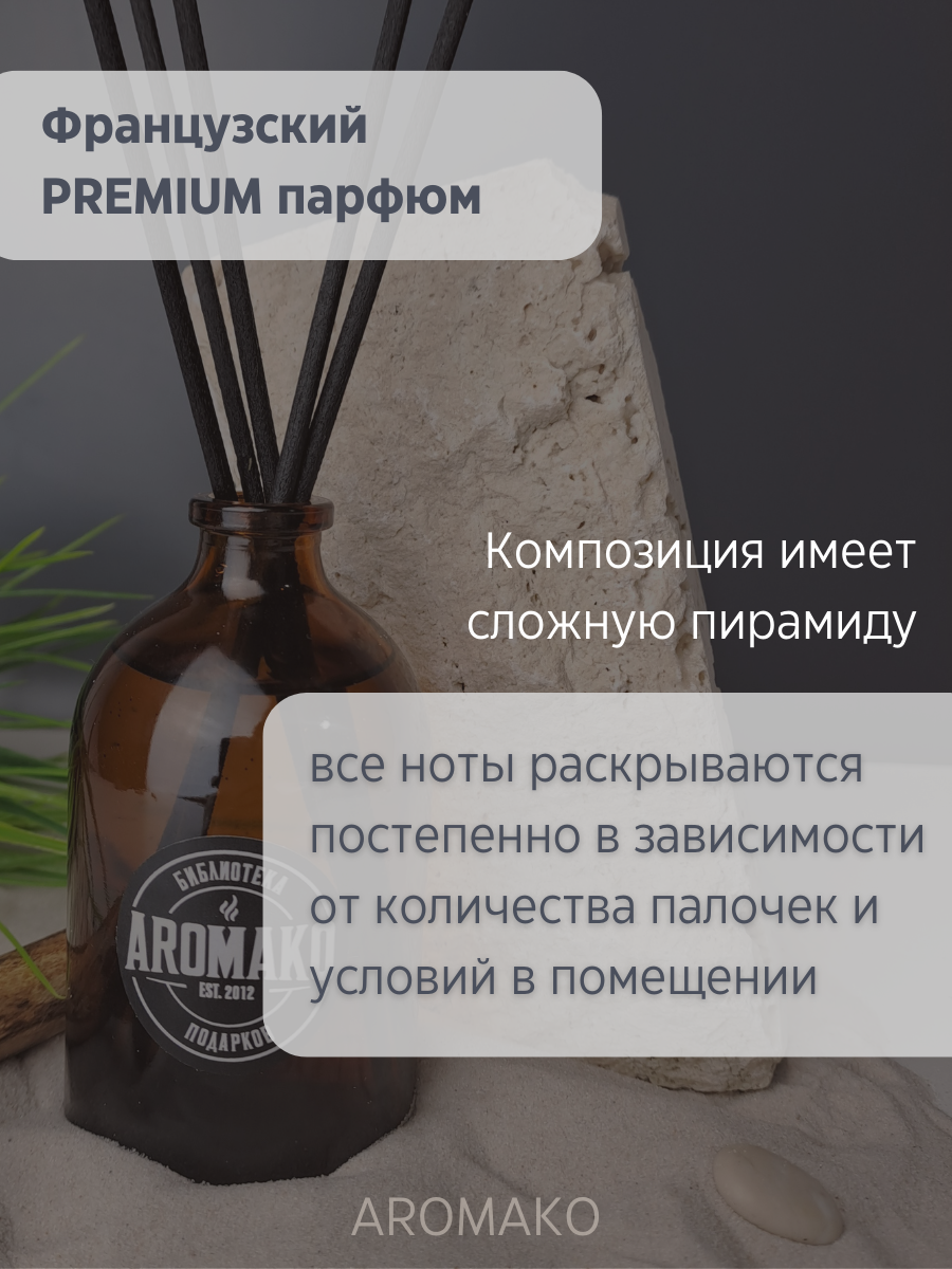 Ароматический диффузор AromaKo SandalWood Vetiver 50 мл - фото 6