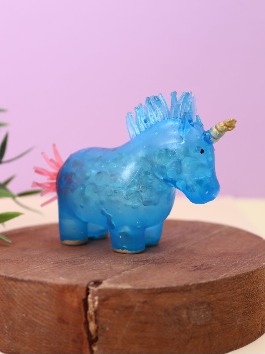 Мялка-антистресс iLikeGift Colorful unicorn squishy blue - фото 2