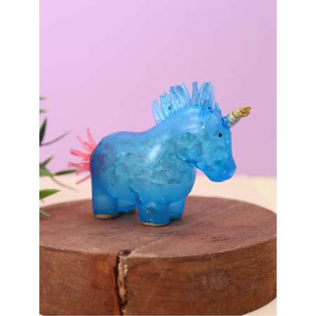 Мялка-антистресс iLikeGift Colorful unicorn squishy blue