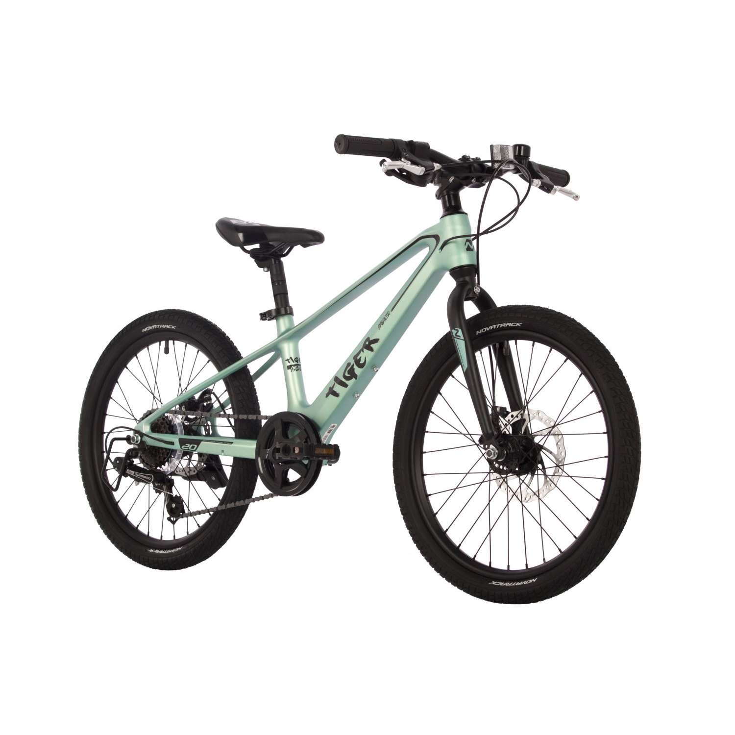 Велосипед 20TIGERсветло-зелён NOVATRACK TIGER - фото 1