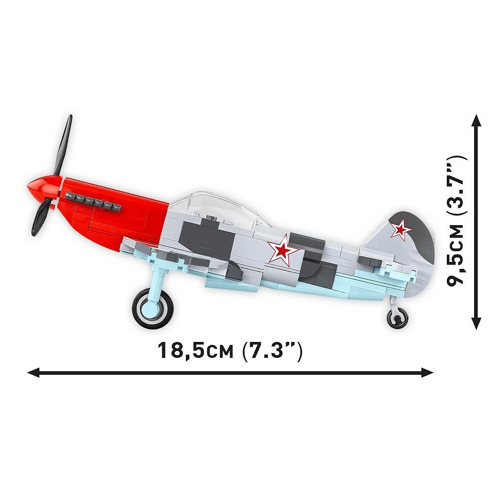 Конструктор COBI Советский истребитель Яковлев Як-3 Yakovlev Yak-3 140 деталей - фото 4