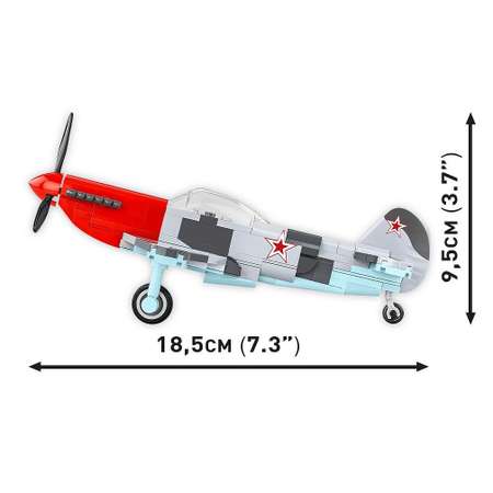 Конструктор COBI Советский истребитель Яковлев Як-3 Yakovlev Yak-3 140 деталей